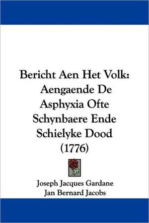 Bericht Aen Het Volk de Joseph Jacques Gardane