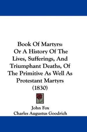 Book Of Martyrs de John Fox