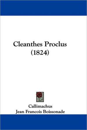 Cleanthes Proclus (1824) de Callimachus