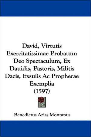 David, Virtutis Exercitatissimae Probatum Deo Spectaculum, Ex Dauidis, Pastoris, Militis Dacis, Exsulis Ac Propherae Exemplia (1597) de Benedictus Arias Montanus