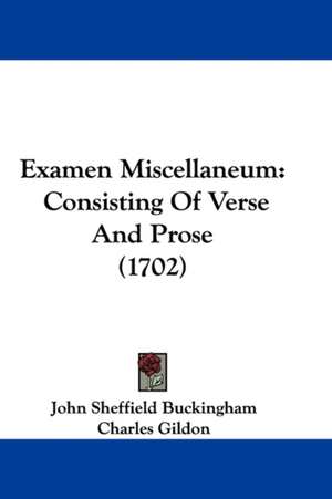 Examen Miscellaneum de John Sheffield Buckingham