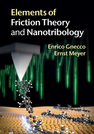 Elements of Friction Theory and Nanotribology de Enrico Gnecco