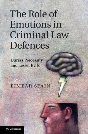 The Role of Emotions in Criminal Law Defences: Duress, Necessity and Lesser Evils de Eimear Spain