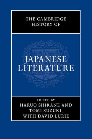 The Cambridge History of Japanese Literature de Haruo Shirane