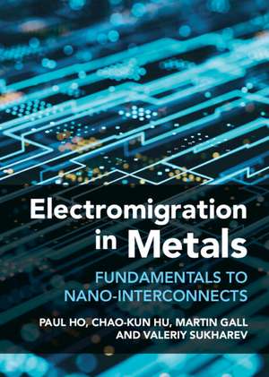 Electromigration in Metals: Fundamentals to Nano-Interconnects de Paul S. Ho