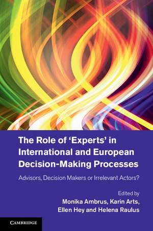 The Role of ‘Experts' in International and European Decision-Making Processes: Advisors, Decision Makers or Irrelevant Actors? de Monika Ambrus