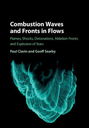 Combustion Waves and Fronts in Flows: Flames, Shocks, Detonations, Ablation Fronts and Explosion of Stars de Paul Clavin