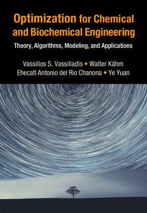 Optimization for Chemical and Biochemical Engineering: Theory, Algorithms, Modeling and Applications de Vassilios S. Vassiliadis