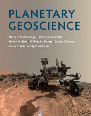 Planetary Geoscience de Harry Y. McSween, Jr