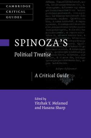 Spinoza's Political Treatise: A Critical Guide de Yitzhak Y. Melamed