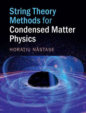 String Theory Methods for Condensed Matter Physics de Horatiu Nastase