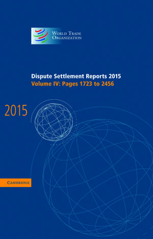 Dispute Settlement Reports 2015 de World Trade Organization