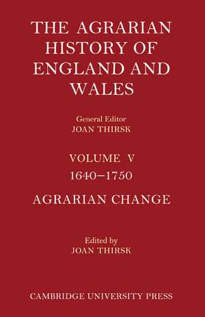 The Agrarian History of England and Wales 2 Part Set: Volume 5, 1640–1750 de Joan Thirsk