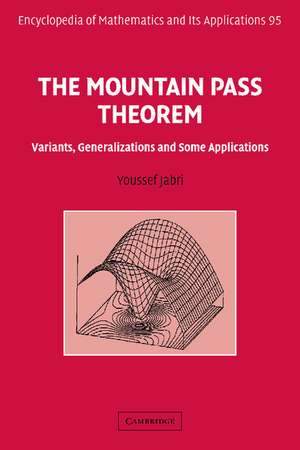 The Mountain Pass Theorem: Variants, Generalizations and Some Applications de Youssef Jabri