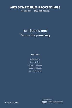 Ion Beams and Nano-Engineering: Volume 1181 de Daryush Ila