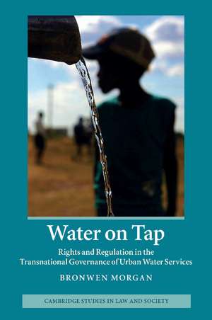 Water on Tap: Rights and Regulation in the Transnational Governance of Urban Water Services de Bronwen Morgan