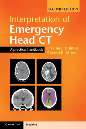 Interpretation of Emergency Head CT: A Practical Handbook de Erskine J. Holmes