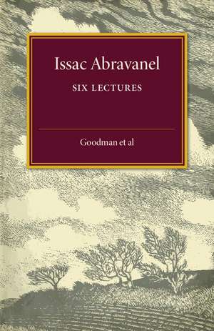 Isaac Abravanel: Six Lectures de J. B. Trend