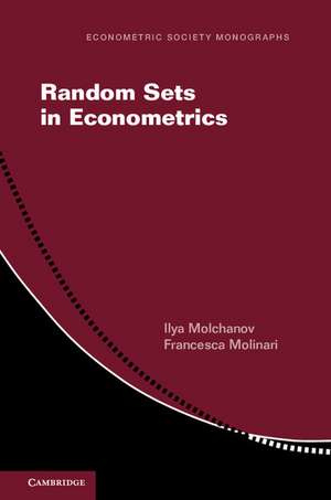 Random Sets in Econometrics de Ilya Molchanov