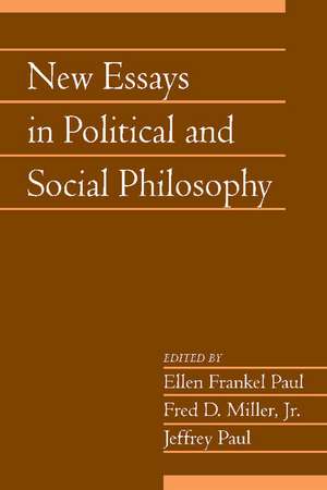 New Essays in Political and Social Philosophy: Volume 29, Part 1 de Ellen Frankel Paul