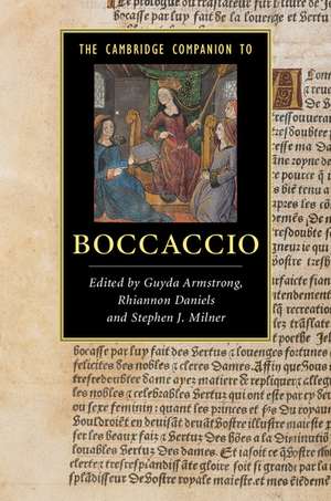 The Cambridge Companion to Boccaccio de Guyda Armstrong