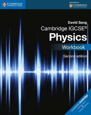 Cambridge IGCSE® Physics Workbook de David Sang