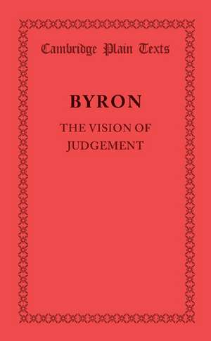 The Vision of Judgement de Lord Byron