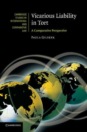 Vicarious Liability in Tort: A Comparative Perspective de Paula Giliker