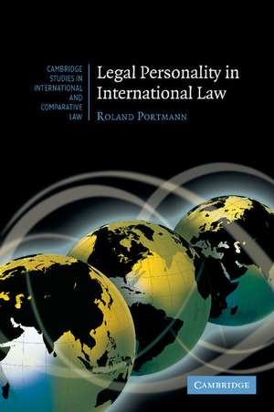 Legal Personality in International Law de Roland Portmann