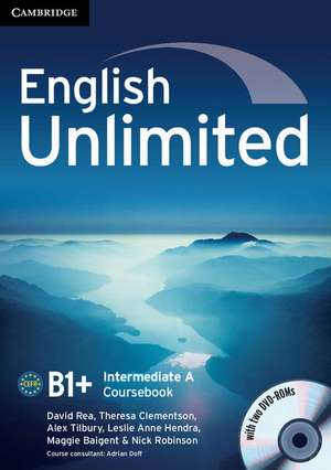 English Unlimited Intermediate A Combo with DVD-ROMs (2) de David Rea