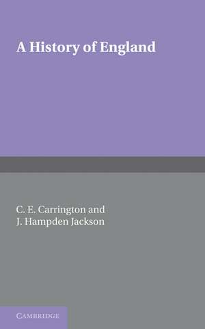 A History of England de C. E. Carrington