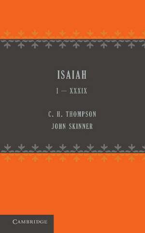 Isaiah 1–39 de C. H. Thomson