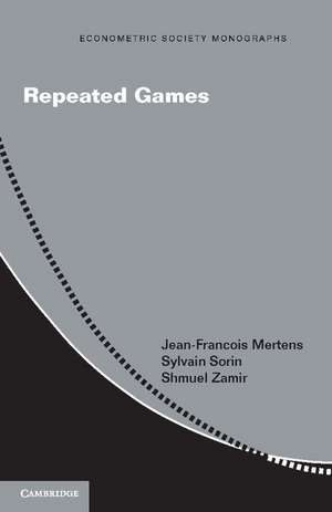 Repeated Games de Jean-François Mertens