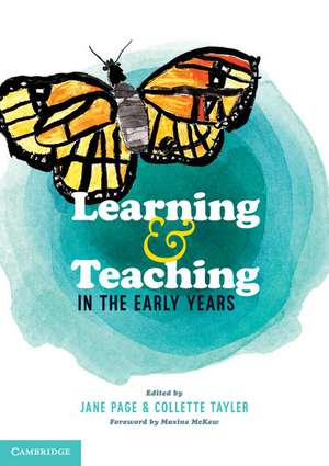 Learning and Teaching in the Early Years de Jane Page