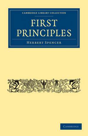 First Principles de Herbert Spencer