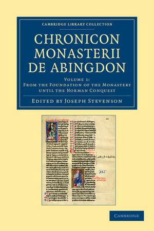 Chronicon monasterii de Abingdon de Joseph Stevenson