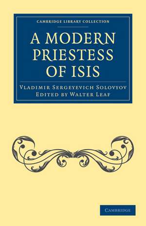 A Modern Priestess of Isis de Vladimir Sergeyevich Solovyov