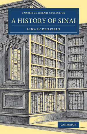 A History of Sinai de Lina Eckenstein