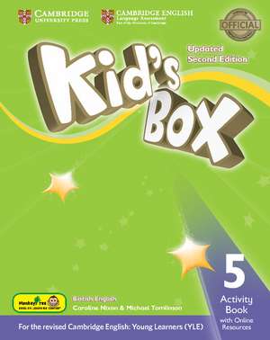 Kid's Box Updated Level 5 Activity Book with Online Resources Hong Kong Edition de Caroline Nixon