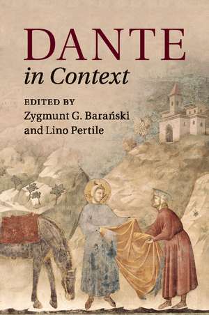 Dante in Context de Zygmunt G. Barański