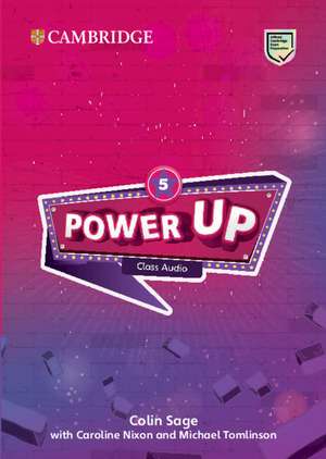 Power Up Level 5 Class Audio CDs (4) de Colin Sage