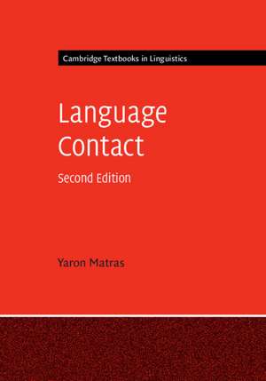 Language Contact de Yaron Matras