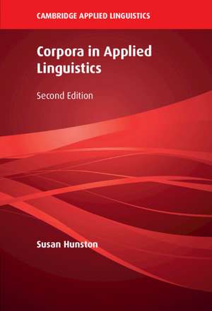 Corpora in Applied Linguistics de Susan Hunston