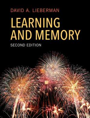 Learning and Memory de David A. Lieberman