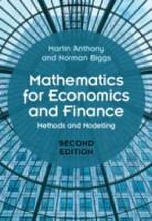 Mathematics for Economics and Finance de Martin Anthony