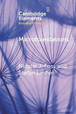 Microfoundations: Nature, Debate, and Promise de Nicolai J. Foss