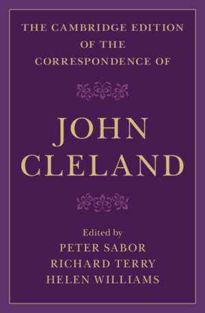 The Cambridge Edition of the Correspondence of John Cleland de John Cleland