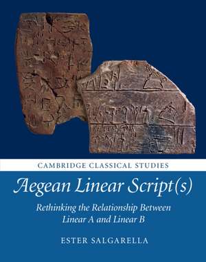 Aegean Linear Script(s): Rethinking the Relationship Between Linear A and Linear B de Ester Salgarella
