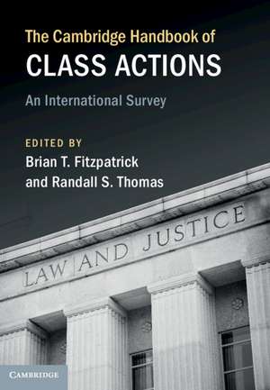 The Cambridge Handbook of Class Actions: An International Survey de Brian T. Fitzpatrick