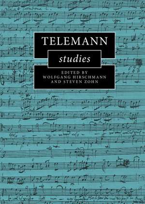 Telemann Studies de Wolfgang Hirschmann